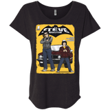 T-Shirts Vintage Black / X-Small Strange Duo Triblend Dolman Sleeve