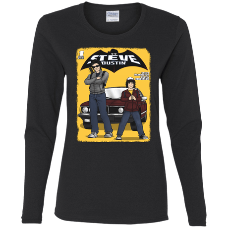 T-Shirts Black / S Strange Duo Women's Long Sleeve T-Shirt