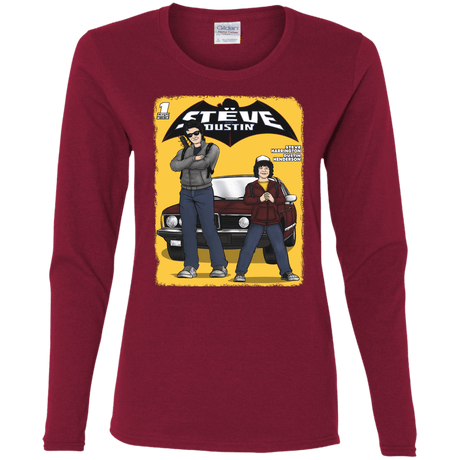 T-Shirts Cardinal / S Strange Duo Women's Long Sleeve T-Shirt