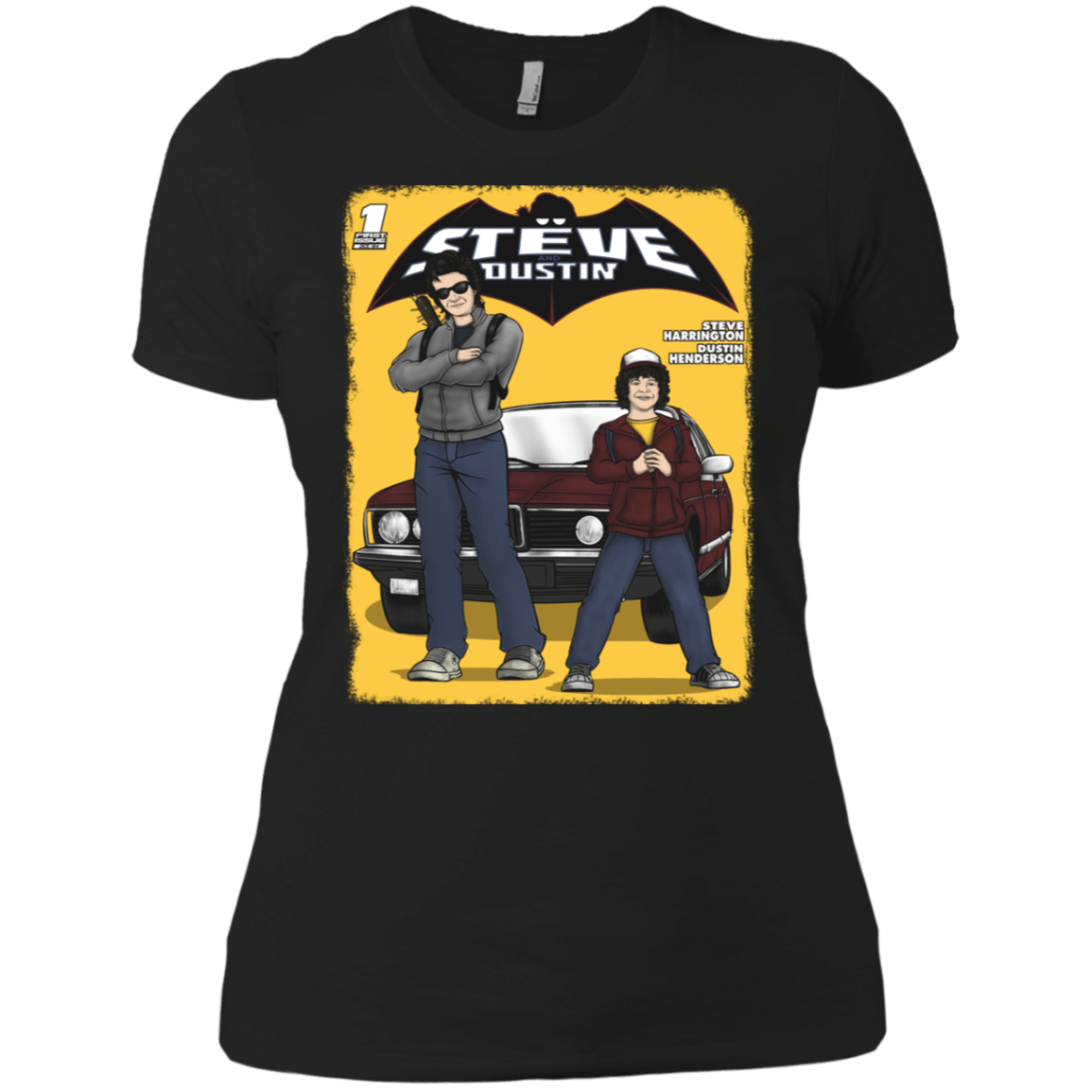 T-Shirts Black / X-Small Strange Duo Women's Premium T-Shirt