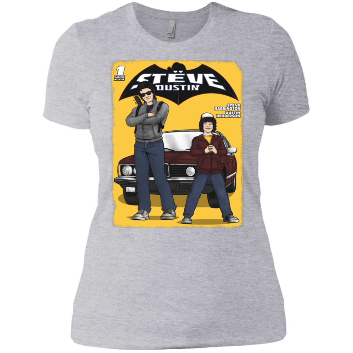 T-Shirts Heather Grey / X-Small Strange Duo Women's Premium T-Shirt