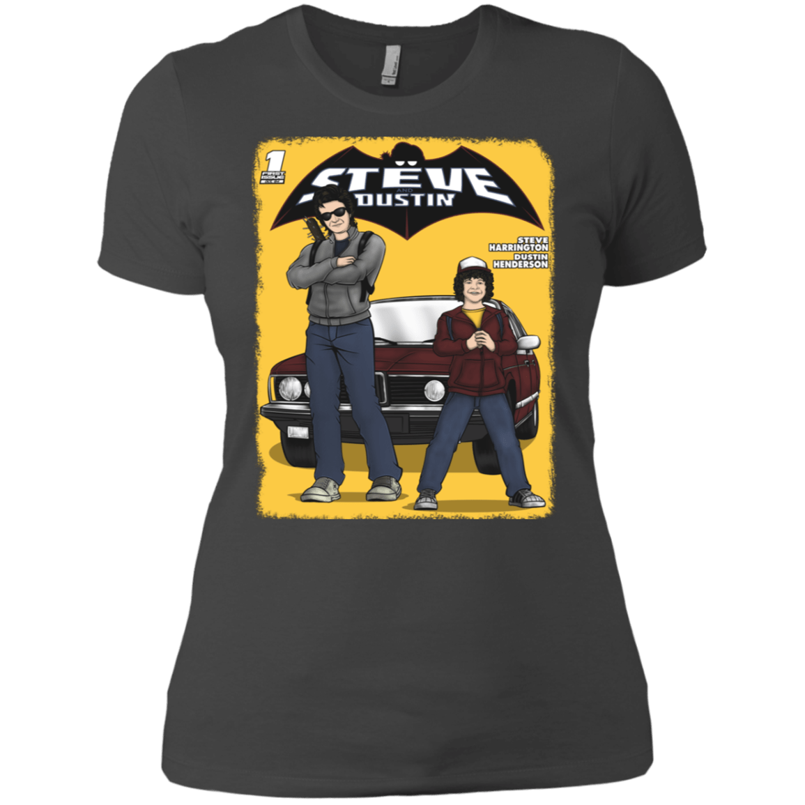 T-Shirts Heavy Metal / X-Small Strange Duo Women's Premium T-Shirt