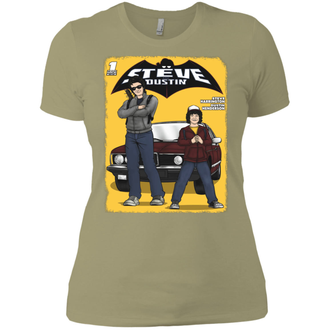 T-Shirts Light Olive / X-Small Strange Duo Women's Premium T-Shirt