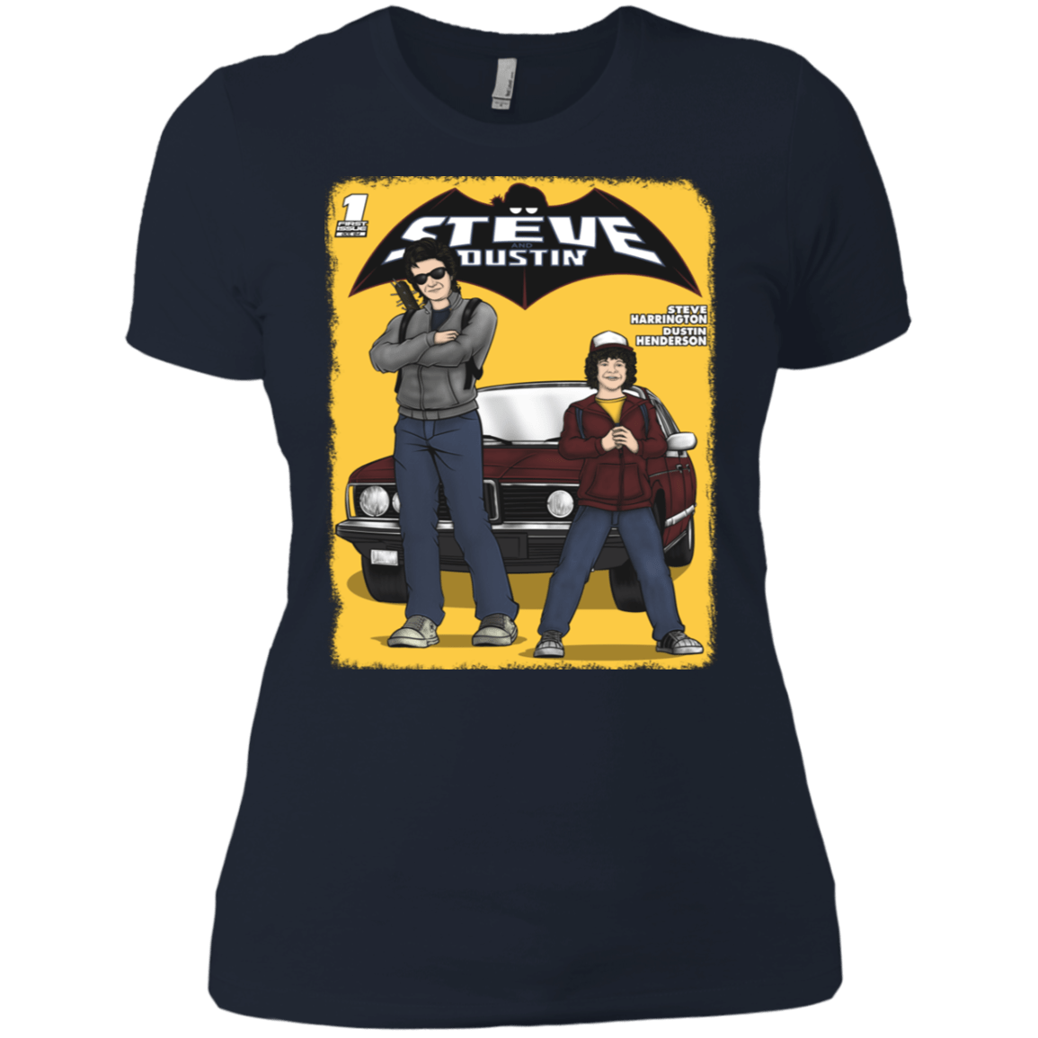 T-Shirts Midnight Navy / X-Small Strange Duo Women's Premium T-Shirt