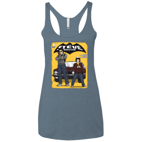 T-Shirts Indigo / X-Small Strange Duo Women's Triblend Racerback Tank