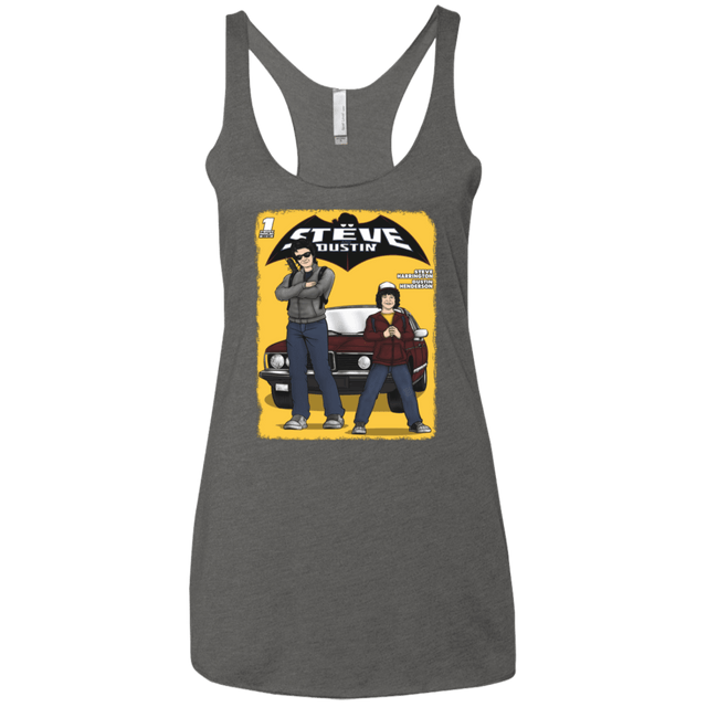 T-Shirts Premium Heather / X-Small Strange Duo Women's Triblend Racerback Tank