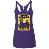 T-Shirts Purple Rush / X-Small Strange Duo Women's Triblend Racerback Tank
