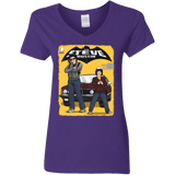T-Shirts Purple / S Strange Duo Women's V-Neck T-Shirt