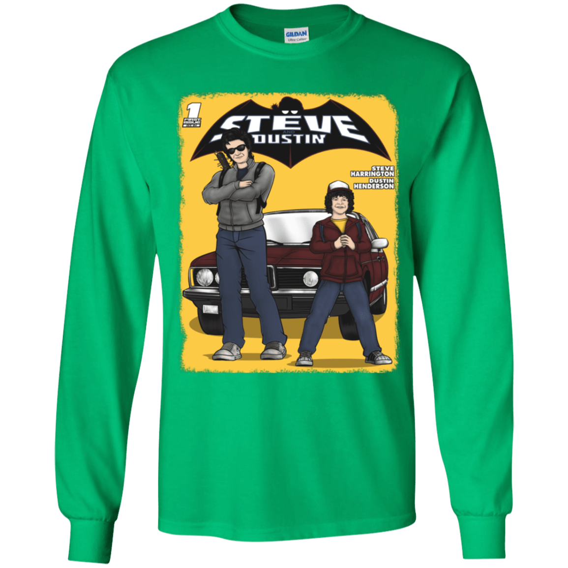 T-Shirts Irish Green / YS Strange Duo Youth Long Sleeve T-Shirt
