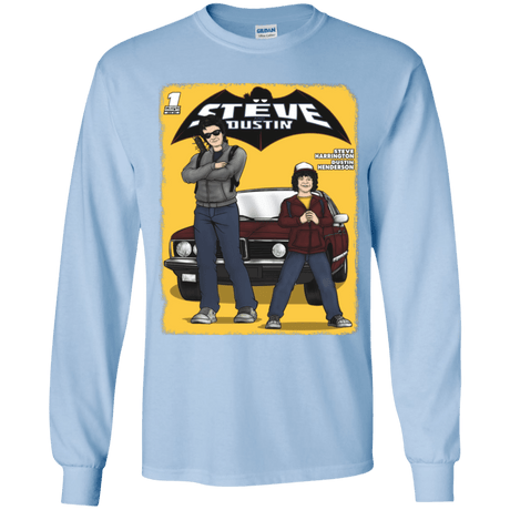 T-Shirts Light Blue / YS Strange Duo Youth Long Sleeve T-Shirt