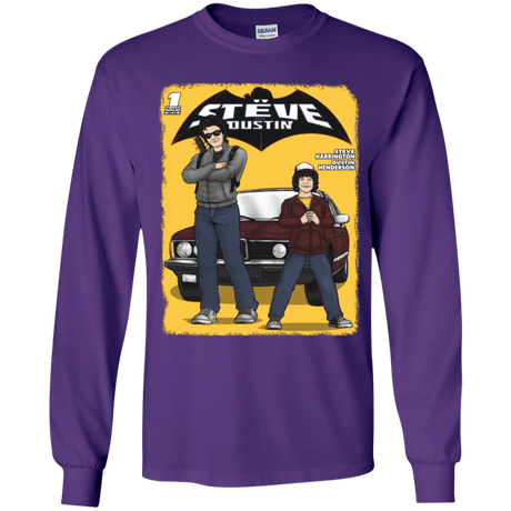 T-Shirts Purple / YS Strange Duo Youth Long Sleeve T-Shirt