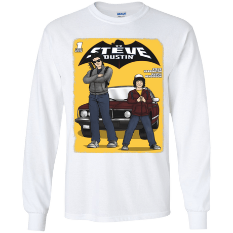 T-Shirts White / YS Strange Duo Youth Long Sleeve T-Shirt