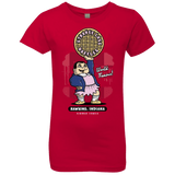 T-Shirts Red / YXS Strange Lass Waffles Girls Premium T-Shirt