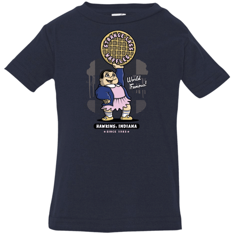 T-Shirts Navy / 6 Months Strange Lass Waffles Infant Premium T-Shirt