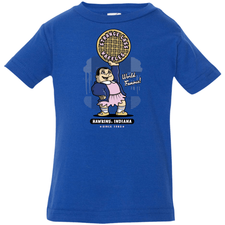 T-Shirts Royal / 6 Months Strange Lass Waffles Infant Premium T-Shirt