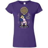 T-Shirts Purple / S Strange Lass Waffles Junior Slimmer-Fit T-Shirt