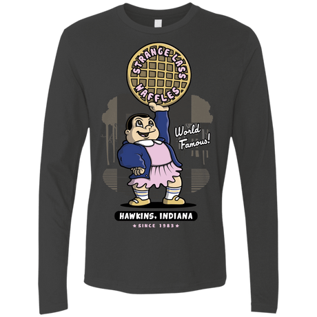 T-Shirts Heavy Metal / S Strange Lass Waffles Men's Premium Long Sleeve