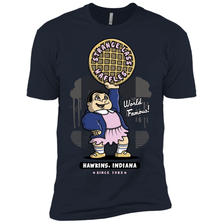 T-Shirts Midnight Navy / X-Small Strange Lass Waffles Men's Premium T-Shirt