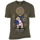 T-Shirts Military Green / X-Small Strange Lass Waffles Men's Premium T-Shirt