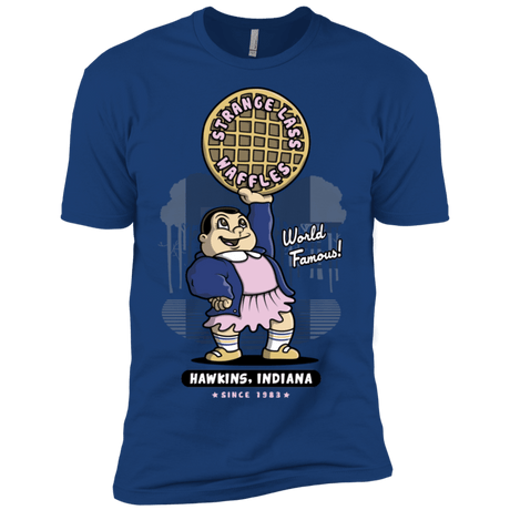 T-Shirts Royal / X-Small Strange Lass Waffles Men's Premium T-Shirt