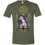 T-Shirts Military Green / S Strange Lass Waffles Men's Semi-Fitted Softstyle