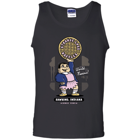 T-Shirts Black / S Strange Lass Waffles Men's Tank Top
