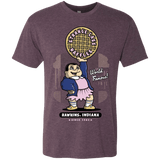 T-Shirts Vintage Purple / S Strange Lass Waffles Men's Triblend T-Shirt