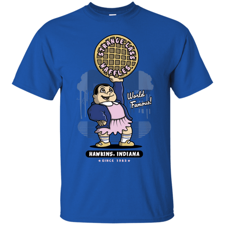 T-Shirts Royal / S Strange Lass Waffles T-Shirt