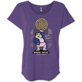 T-Shirts Purple Rush / X-Small Strange Lass Waffles Triblend Dolman Sleeve