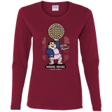 T-Shirts Cardinal / S Strange Lass Waffles Women's Long Sleeve T-Shirt