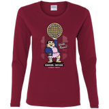 T-Shirts Cardinal / S Strange Lass Waffles Women's Long Sleeve T-Shirt