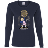 T-Shirts Navy / S Strange Lass Waffles Women's Long Sleeve T-Shirt