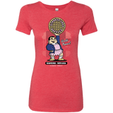 T-Shirts Vintage Red / S Strange Lass Waffles Women's Triblend T-Shirt
