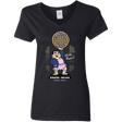 T-Shirts Black / S Strange Lass Waffles Women's V-Neck T-Shirt