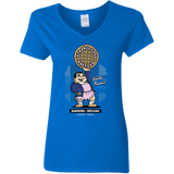 T-Shirts Royal / S Strange Lass Waffles Women's V-Neck T-Shirt