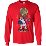 T-Shirts Red / YS Strange Lass Waffles Youth Long Sleeve T-Shirt