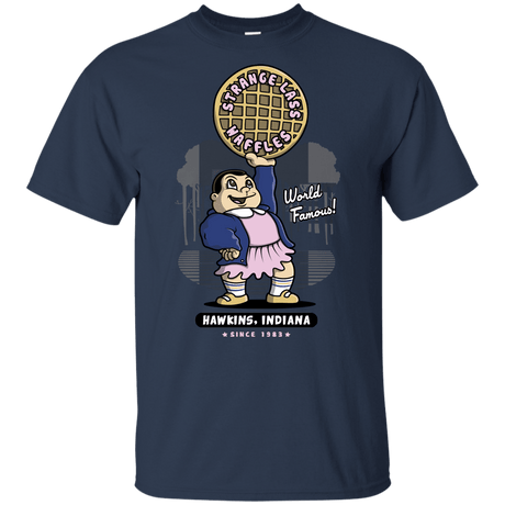 T-Shirts Navy / YXS Strange Lass Waffles Youth T-Shirt