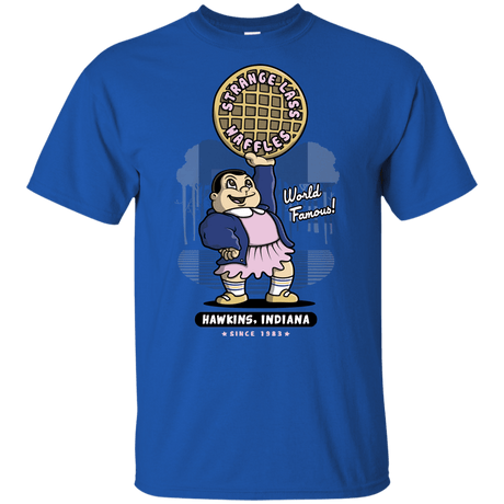 T-Shirts Royal / YXS Strange Lass Waffles Youth T-Shirt