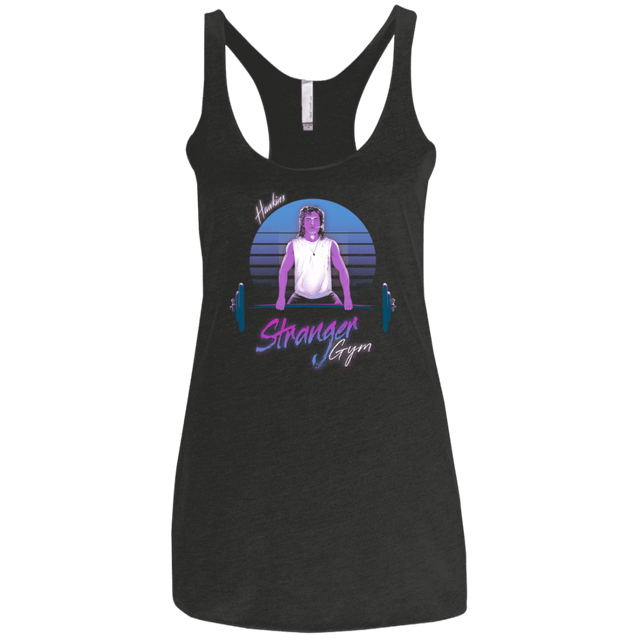 T-Shirts Vintage Black / X-Small Stranger Gym Women's Triblend Racerback Tank