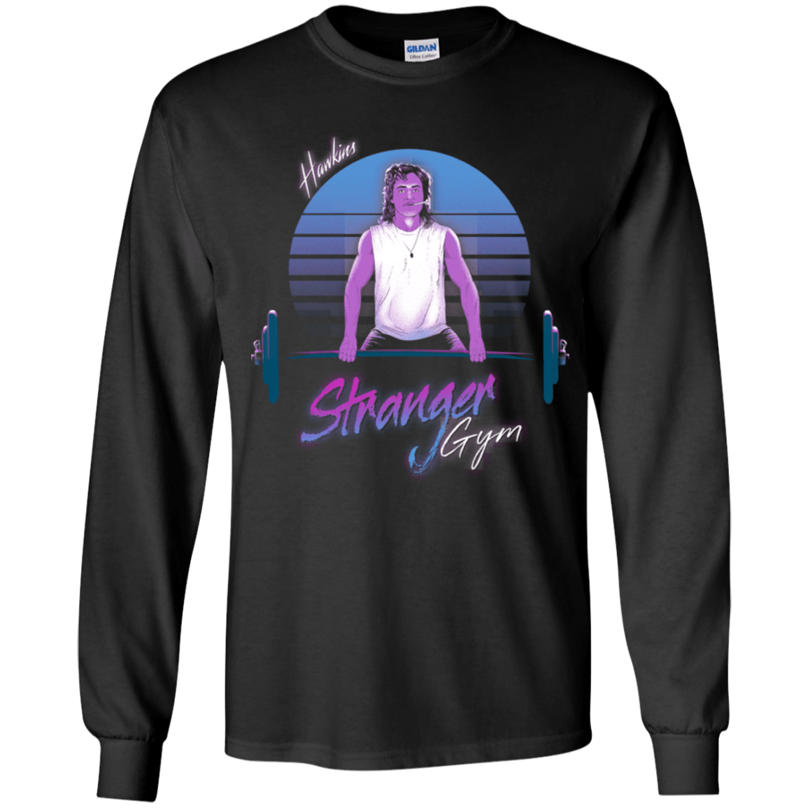 T-Shirts Black / YS Stranger Gym Youth Long Sleeve T-Shirt