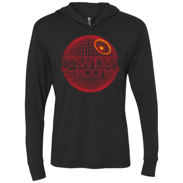 T-Shirts Vintage Black / X-Small Stranger Moon Triblend Long Sleeve Hoodie Tee