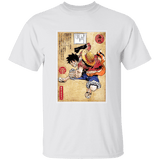 T-Shirts White / YXS Straw Hat Captain Woodblock Youth T-Shirt