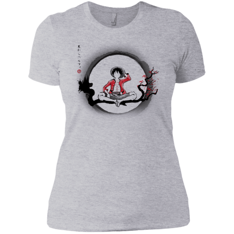 T-Shirts Heather Grey / X-Small Straw Hat Pirate Women's Premium T-Shirt