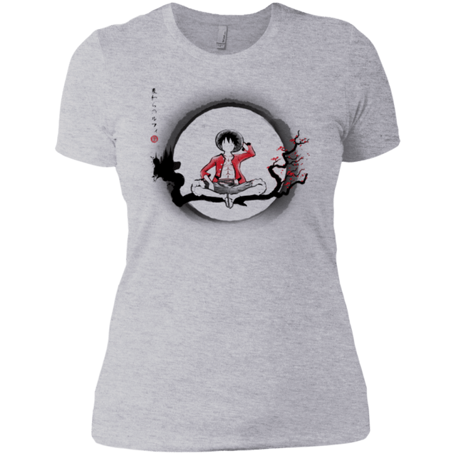 T-Shirts Heather Grey / X-Small Straw Hat Pirate Women's Premium T-Shirt