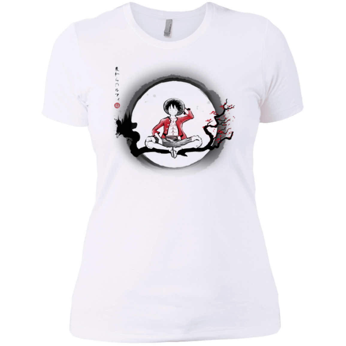 T-Shirts White / X-Small Straw Hat Pirate Women's Premium T-Shirt