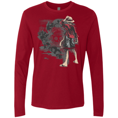 T-Shirts Cardinal / Small Straw hats Men's Premium Long Sleeve