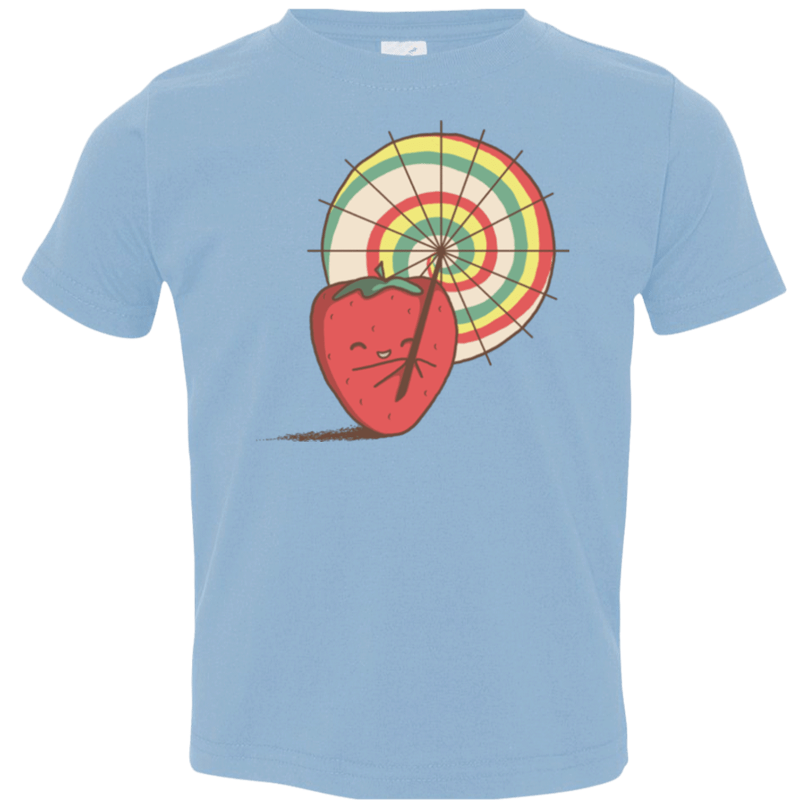 T-Shirts Light Blue / 2T Strawberry Frye Toddler Premium T-Shirt