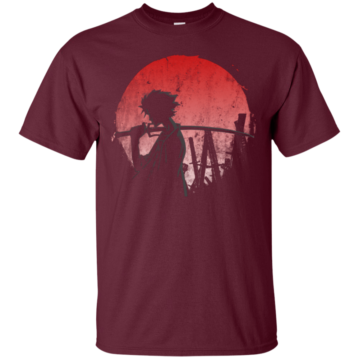 T-Shirts Maroon / Small Stray dog mugan T-Shirt