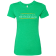 T-Shirts Envy / Small Stress Testing For Food And Shelter Women's Triblend T-Shirt