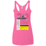 T-Shirts Vintage Pink / X-Small Sub Women's Triblend Racerback Tank